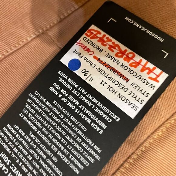 HUDSON Classic Slim Straight Chino Pants
HUDSON JEANS 32 - Picture 8 of 9